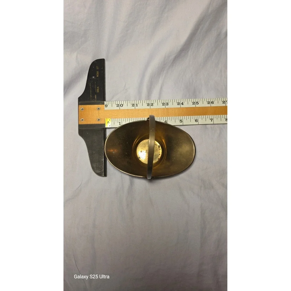 Vintage Brass Exchange Blowing Rock NC Solid Brass Basket Swing Handle India